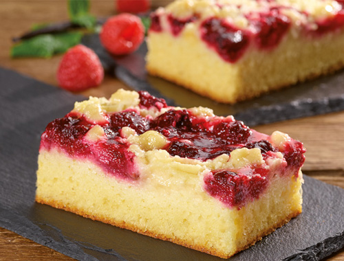 Image for Raspberry Vanilla Slices, 60x20cm with JOGOSOFT