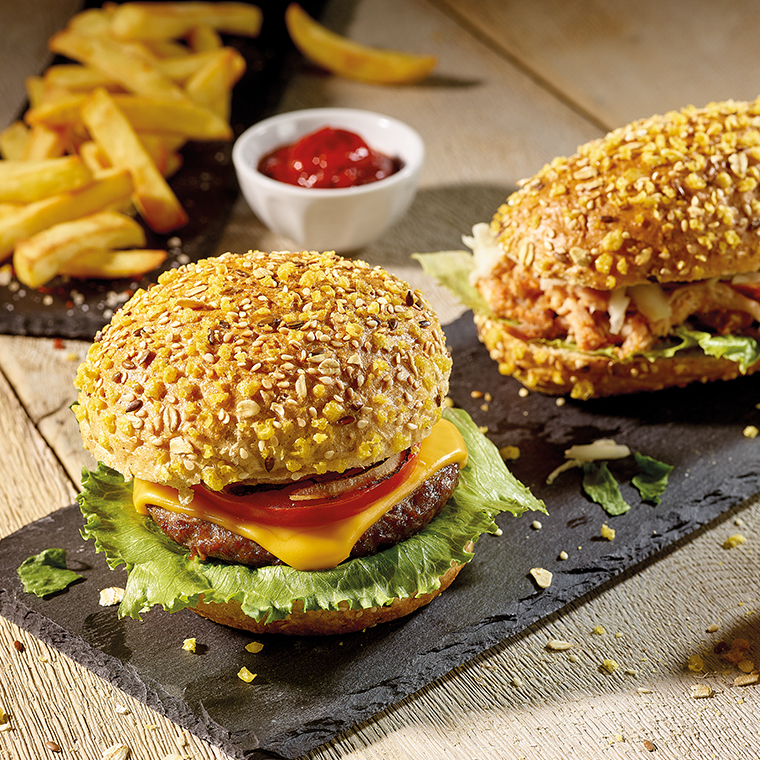 Burger aus KOMPLET Sechskorn Softy 40